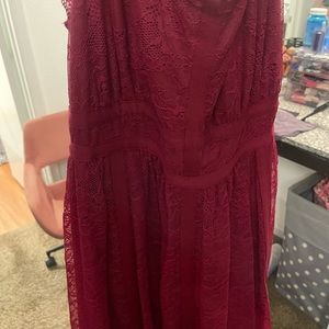 Torrid cranberry dress